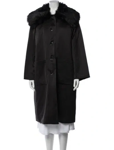 Pre-owned Cynthia Rowley Coat In Gray