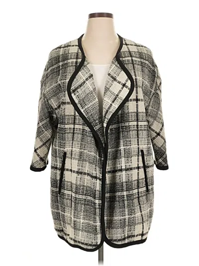 Pre-owned Cynthia Rowley Coat In Gray