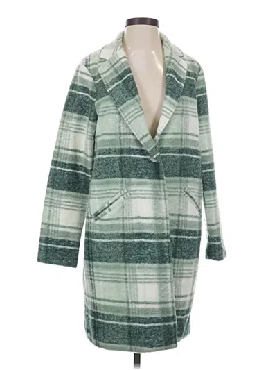 Pre-owned Cynthia Rowley Coat In Green