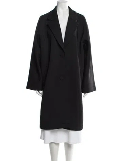 Pre-owned Cynthia Rowley Coat W/ Tags In Black
