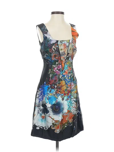 Pre-owned Cynthia Rowley Cocktail Dress In Blue