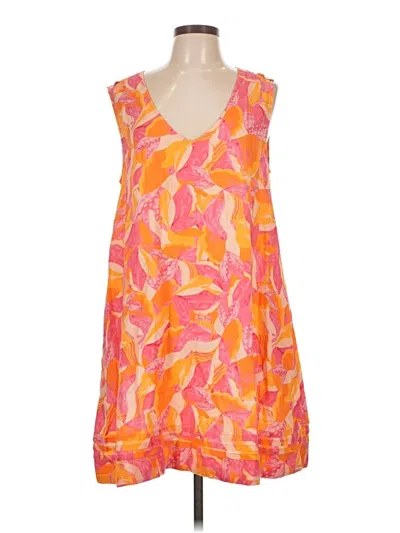 Pre-owned Cynthia Rowley Cocktail Dress In Orange
