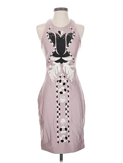 Pre-owned Cynthia Rowley Cocktail Dress In Pink