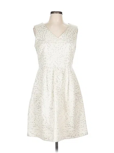 Pre-owned Cynthia Rowley Cocktail Dress In White