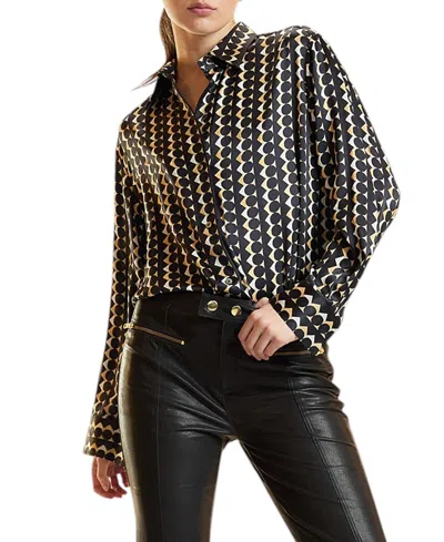 Cynthia Rowley Collectible Silk Shirt In Multi