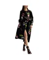 CYNTHIA ROWLEY COTTON SATEEN SHIRT DRESS