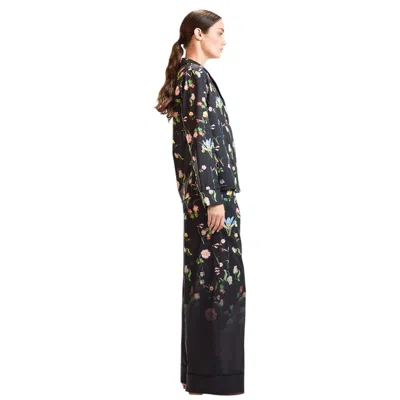 Cynthia Rowley Cotton Voile Pj Pants In Black