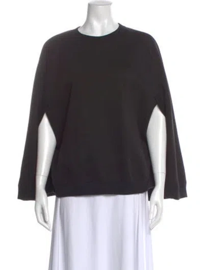 Pre-owned Cynthia Rowley Crew Neck Sweater In Gray