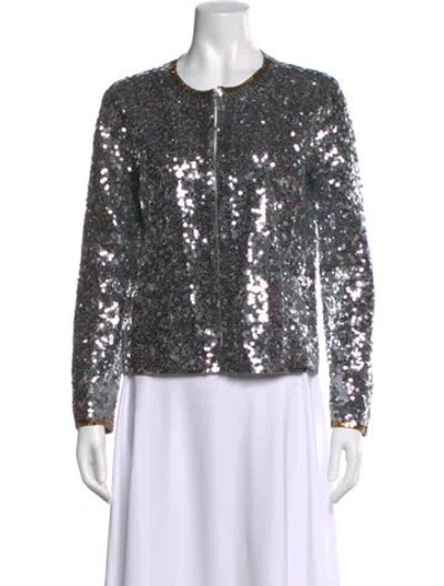 Pre-owned Cynthia Rowley Crew Neck Sweater In Multi