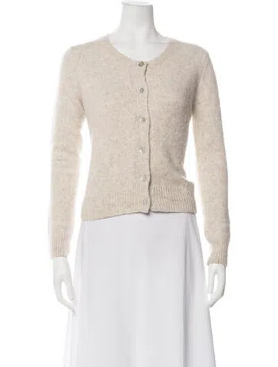 Pre-owned Cynthia Rowley Crew Neck Sweater In Neutrals