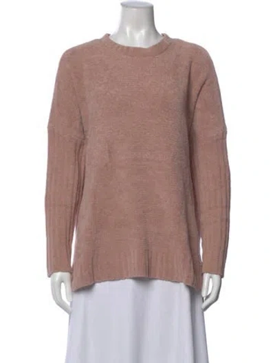 Pre-owned Cynthia Rowley Crew Neck Sweater In Pink