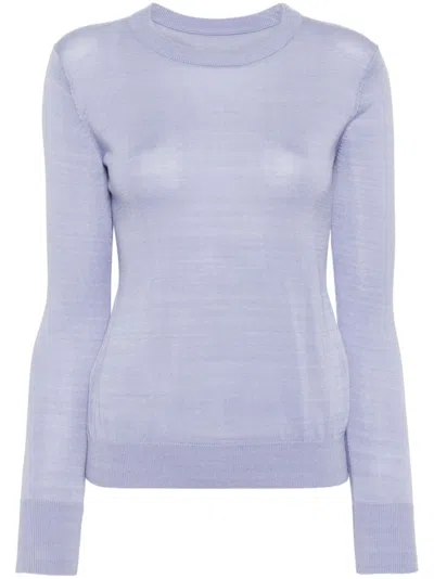 Cynthia Rowley Crew-neck Jumper In Purple