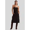 Cynthia Rowley Deep Pockets Skirt In Black
