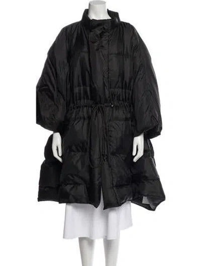 Pre-owned Cynthia Rowley Down Coat In Black