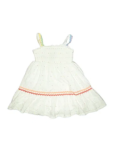Pre-owned Cynthia Rowley Kids' Dress In White