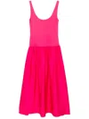 Cynthia Rowley Drop-waisted Dress In Pink