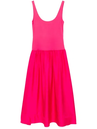 Cynthia Rowley Drop-waisted Dress In Pink