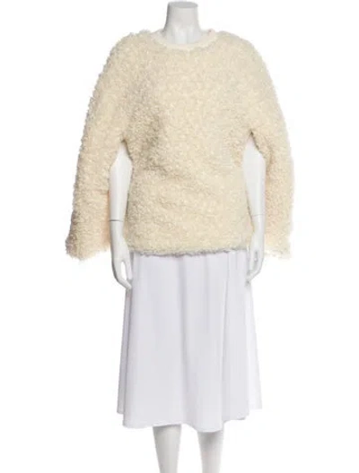 Pre-owned Cynthia Rowley Faux Fur Jacket W/ Tags In Neutral