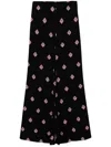Cynthia Rowley Flared Trousers In Black