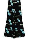 Cynthia Rowley Blake Flared Pants In Black