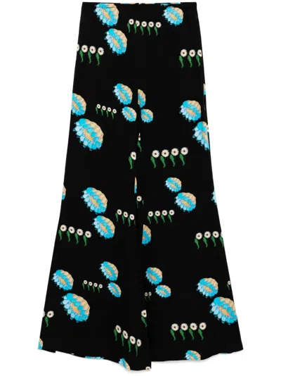 CYNTHIA ROWLEY FLARED TROUSERS