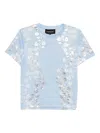 Cynthia Rowley Foil-print T-shirt In Blue