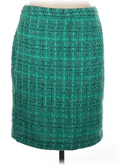 Pre-owned Cynthia Rowley Formal Skirt In Green