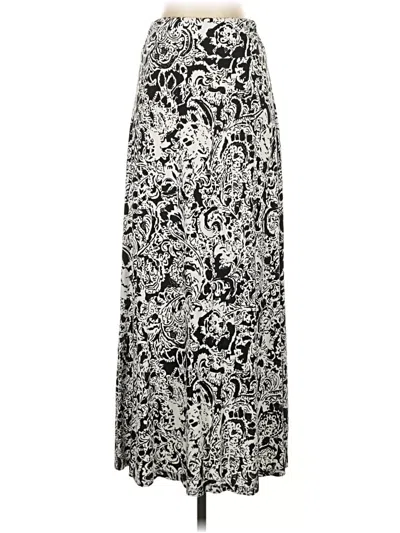 Pre-owned Cynthia Rowley Formal Skirt In Silver