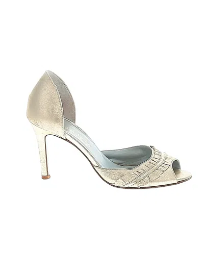 Pre-owned Cynthia Rowley Heels In Gold