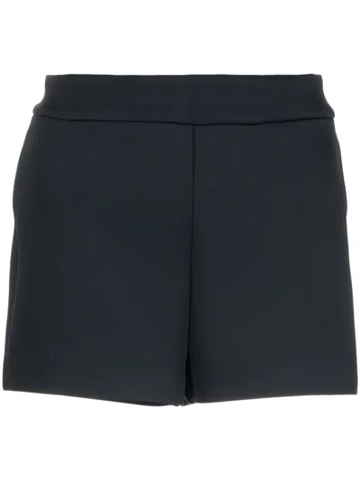 Cynthia Rowley High-waisted Mini Shorts In Black