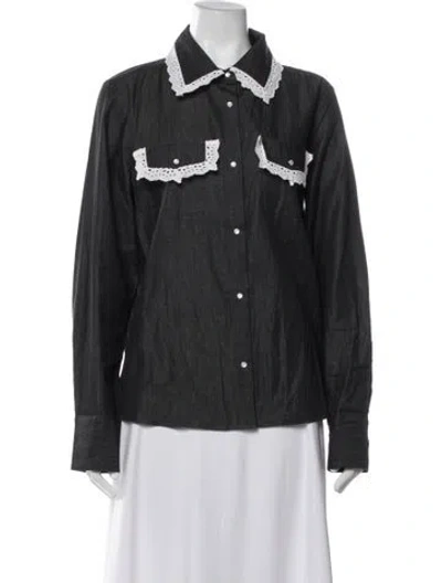 Pre-owned Cynthia Rowley Jacket In Black
