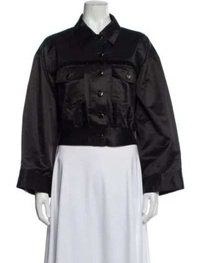 Pre-owned Cynthia Rowley Jacket In Black