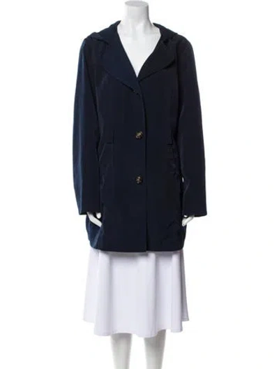 Pre-owned Cynthia Rowley Jacket In Blue