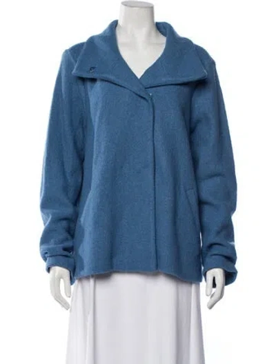 Pre-owned Cynthia Rowley Jacket In Blue
