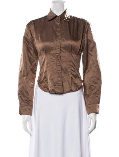 Pre-owned Cynthia Rowley Jacket In Brown