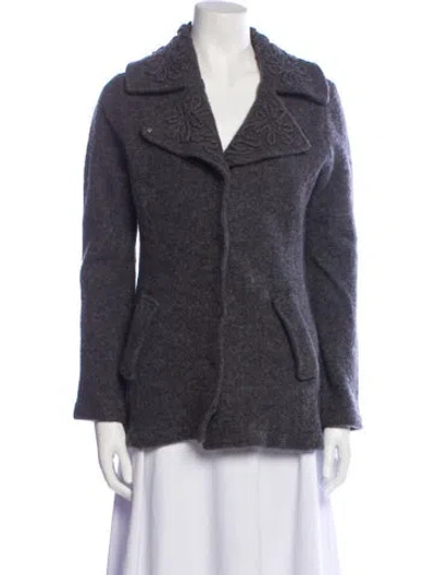 Pre-owned Cynthia Rowley Jacket In Gray