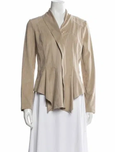 Pre-owned Cynthia Rowley Jacket In Neutral