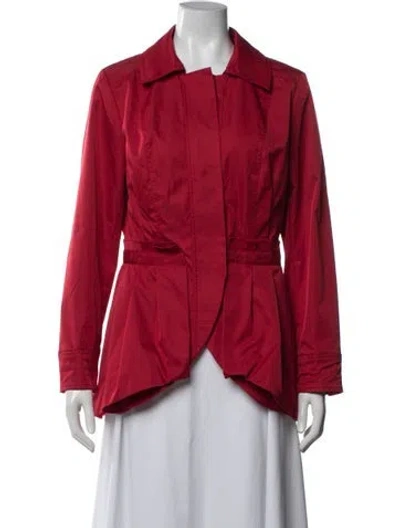Pre-owned Cynthia Rowley Jacket In Red