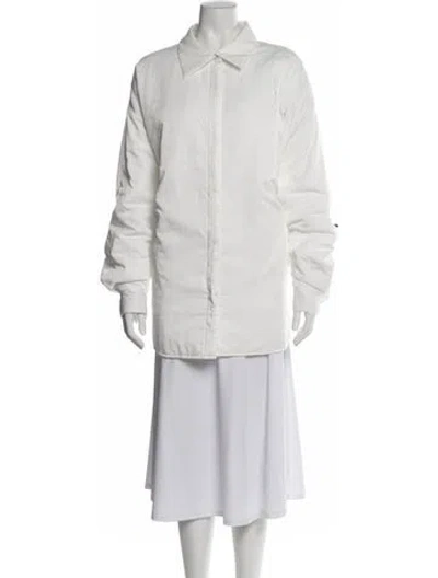 Pre-owned Cynthia Rowley Jacket In White