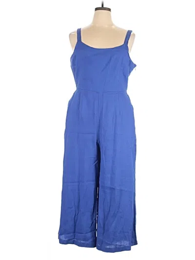 Pre-owned Cynthia Rowley Jumpsuit In Blue