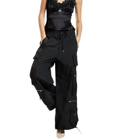 Cynthia Rowley Kim Cargo Pants In Black