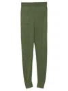 Cynthia Rowley Knitted Jogger Pants In Green
