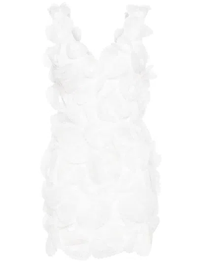 Cynthia Rowley Lace-appliqu Mini Dress In White | ModeSens