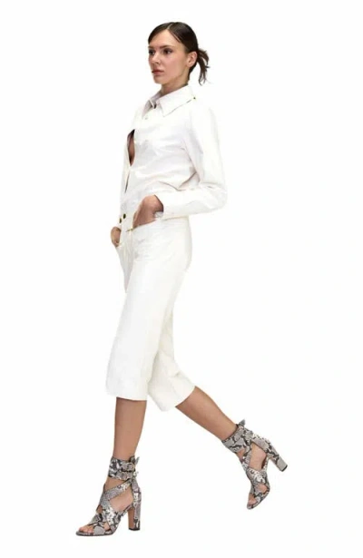 Cynthia Rowley Leather Capris