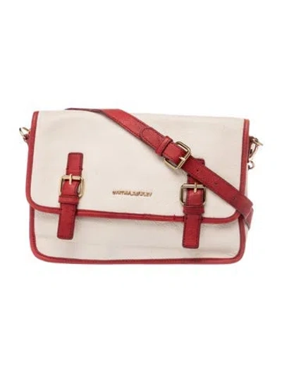 Pre-owned Cynthia Rowley Leather Crossbody Bag In Neutrals