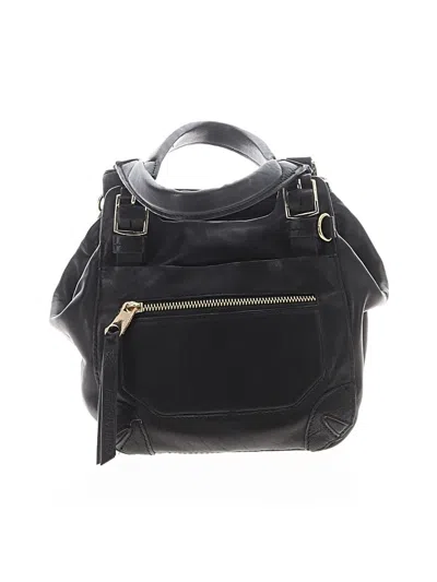 Pre-owned Cynthia Rowley Leather Satchel In Black