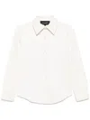 Cynthia Rowley Leather Shirt In White