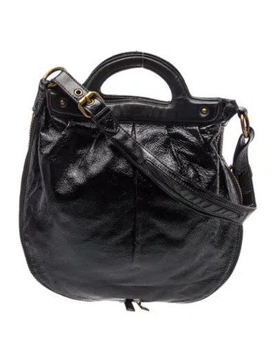 Pre-owned Cynthia Rowley Leather Shoulder Bag In Black