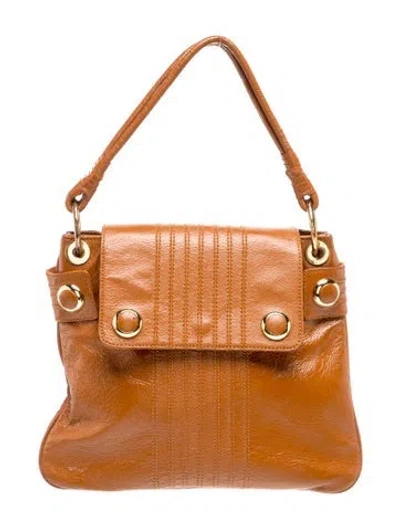 Pre-owned Cynthia Rowley Leather Shoulder Bag In Brown