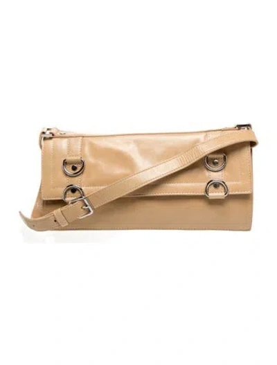 Pre-owned Cynthia Rowley Leather Shoulder Bag In Neutrals